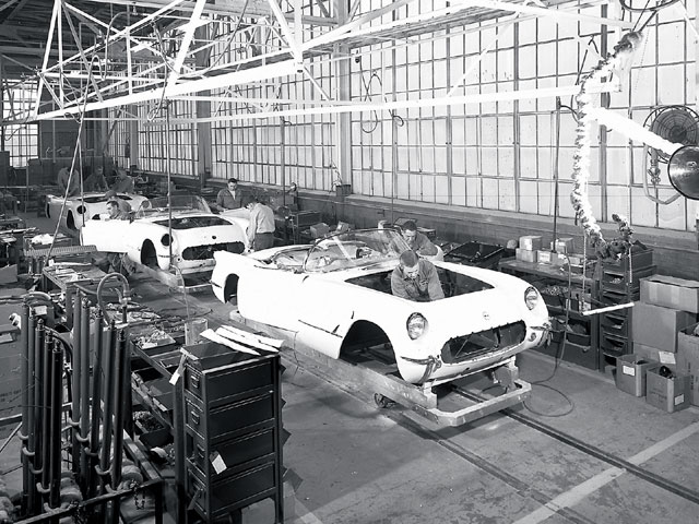 1953 Assembly Line In Flint Michigan