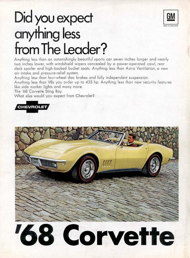 1953 Corvette Advertisement