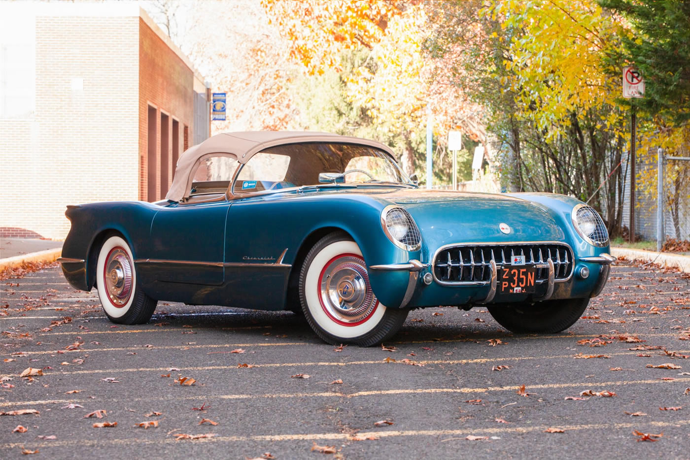 1954 Corvette in Pennant Blue