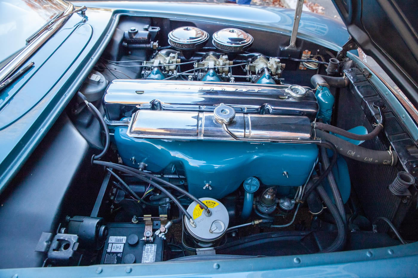 1954 Corvette in Pennant Blue