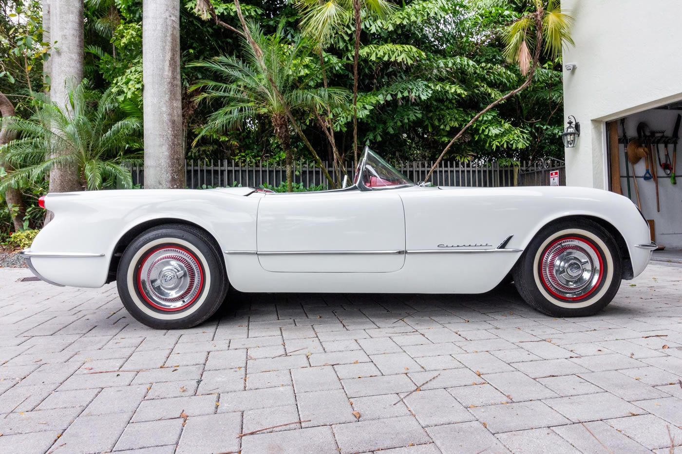1954 Corvette in Polo White