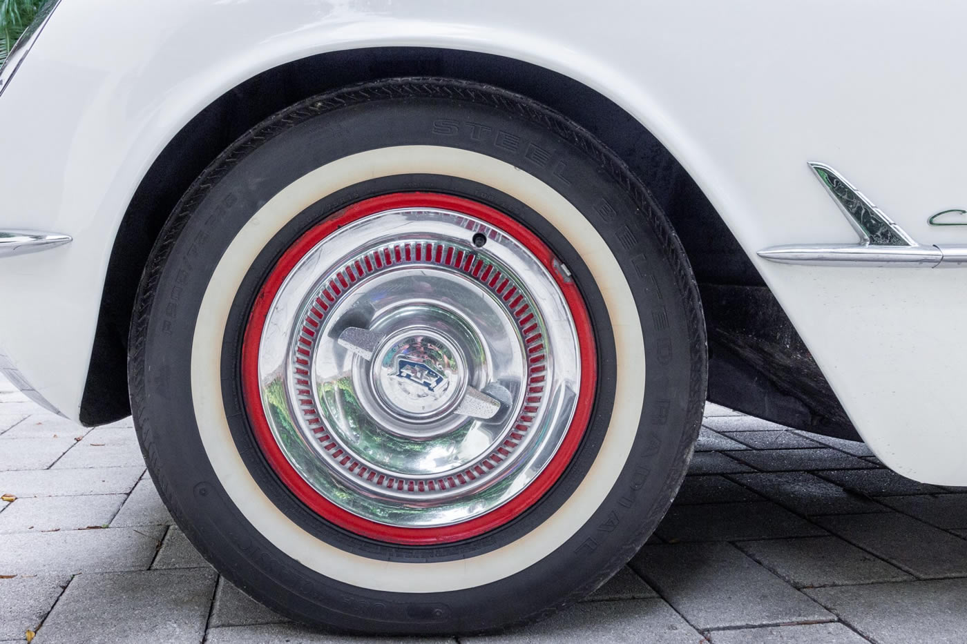 1954 Corvette in Polo White