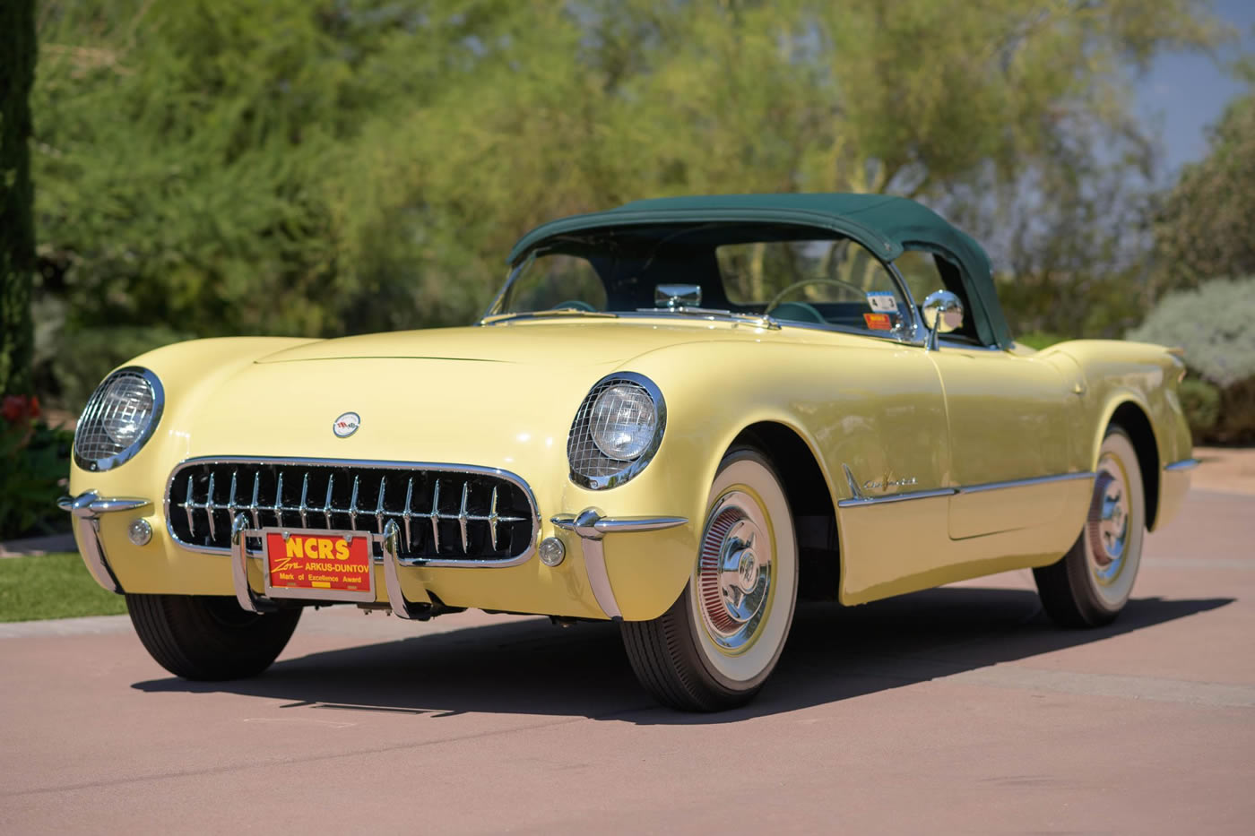 1955 Corvette 265 3-Speed in Harvest Gold