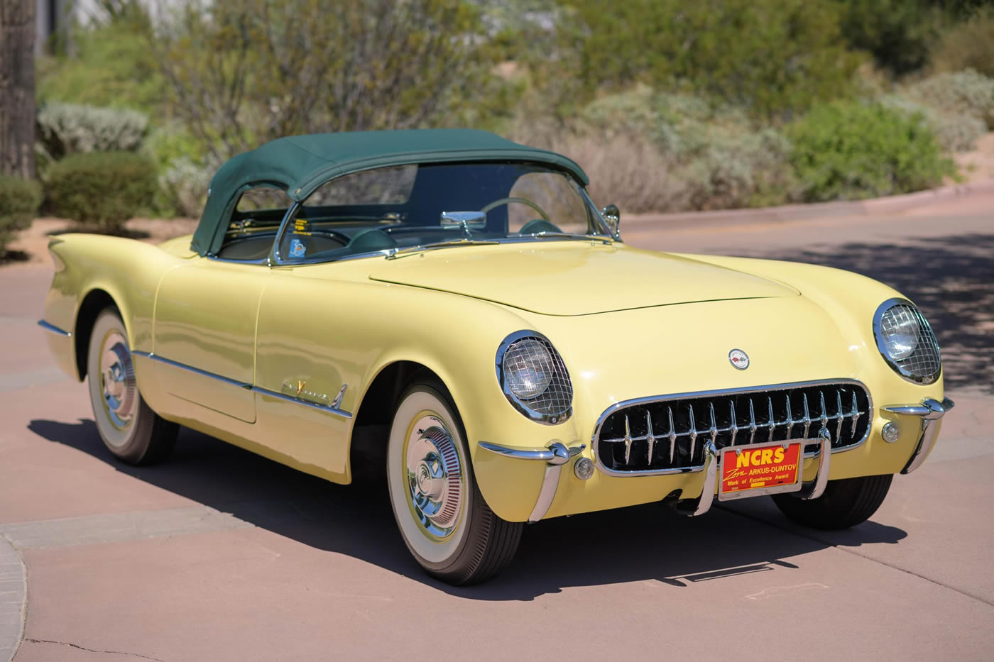 1955 Corvette 265 3-Speed in Harvest Gold