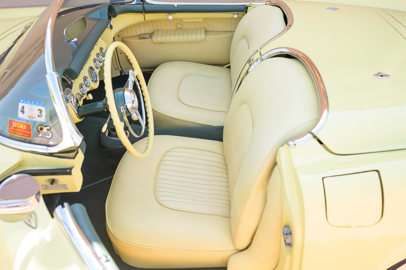 1955 Corvette 265 3-Speed in Harvest Gold