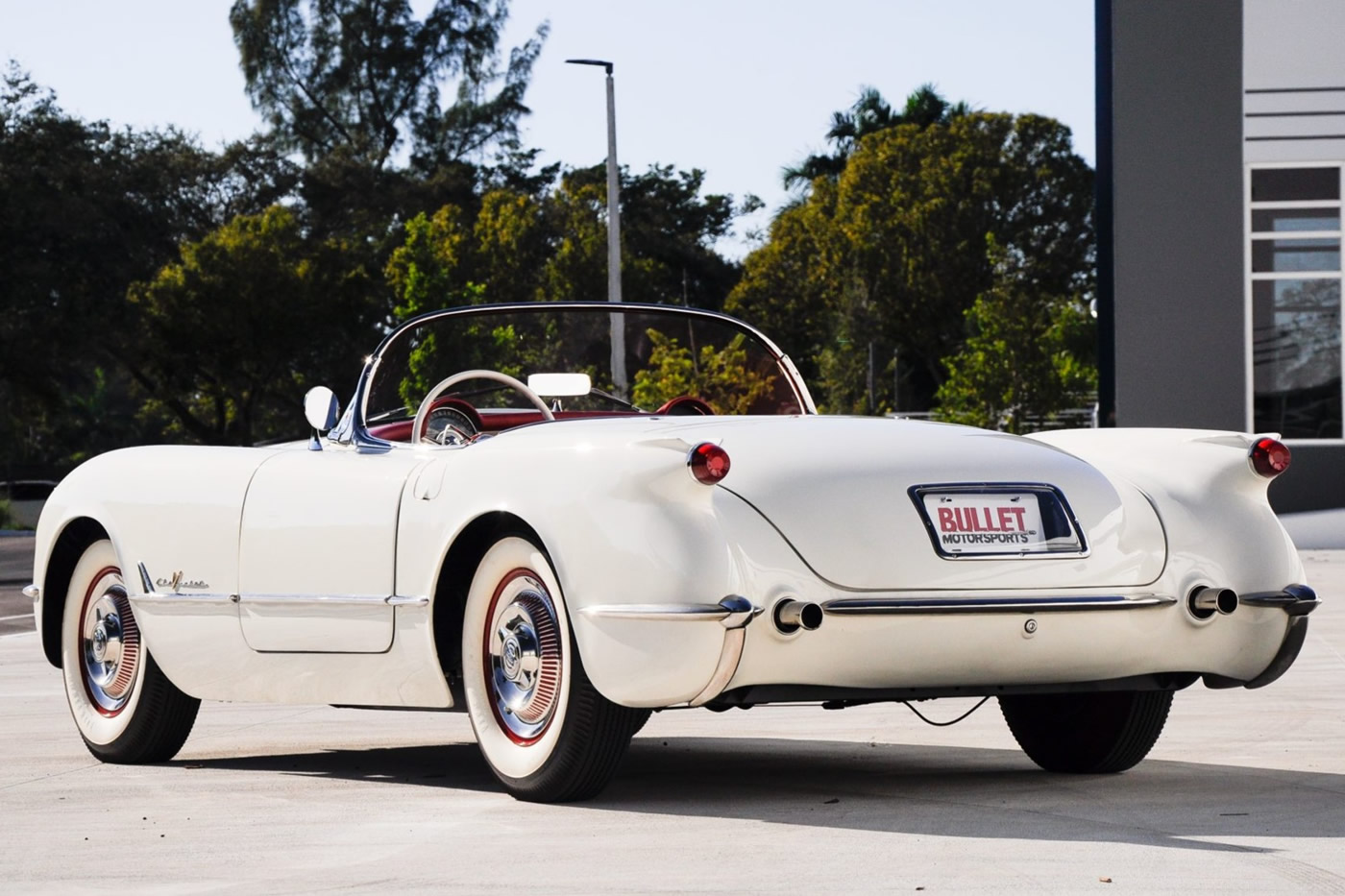 1955 Corvette in Polo White