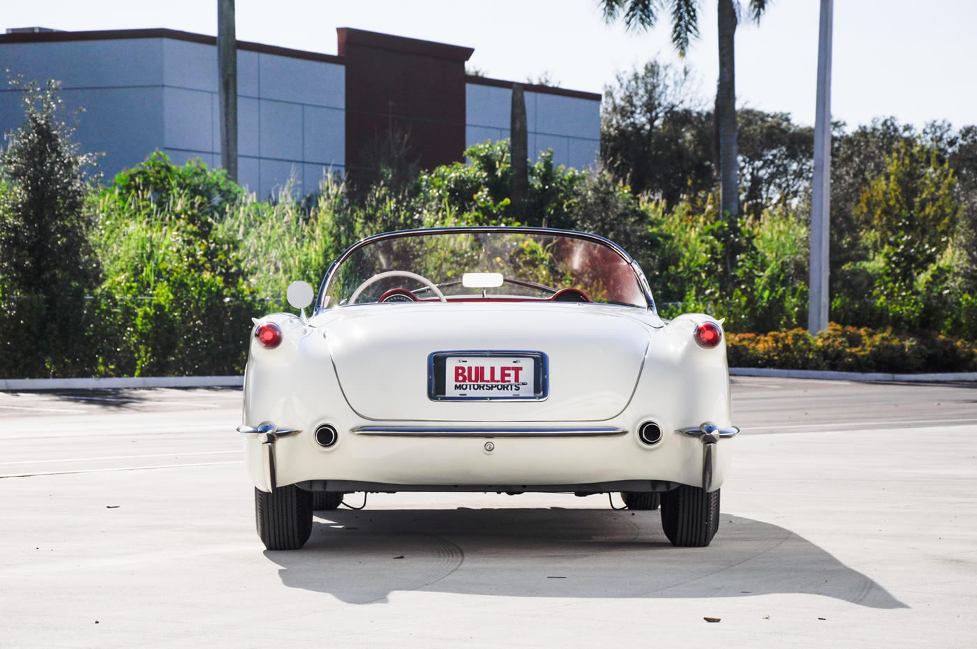 1955 Corvette in Polo White