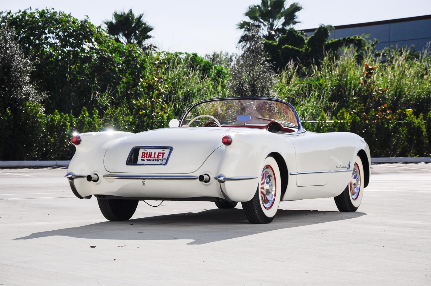 1955 Corvette in Polo White