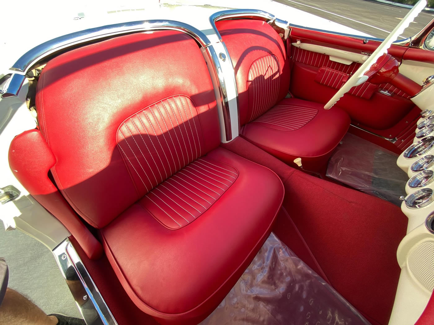 1955 Corvette in Polo White