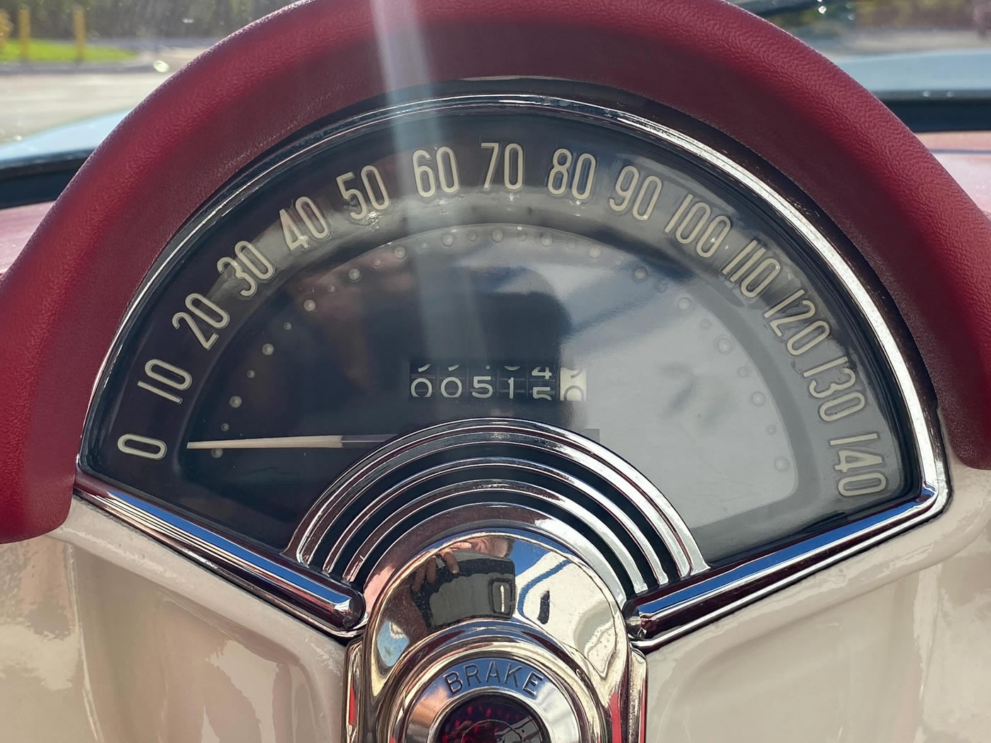 1955 Corvette in Polo White