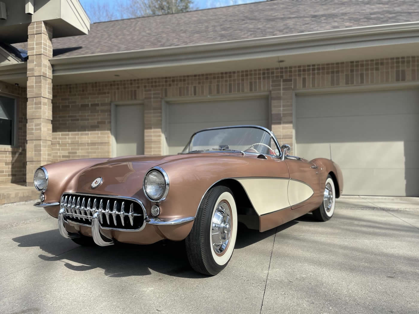 1956 Chevrolet Corvette 265/225 3-Speed in Aztec Copper