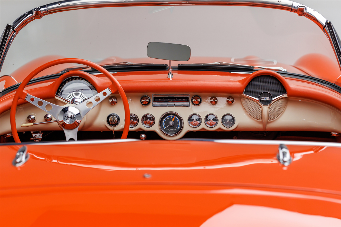 1956 Corvette 4-Speed in Venetian Red