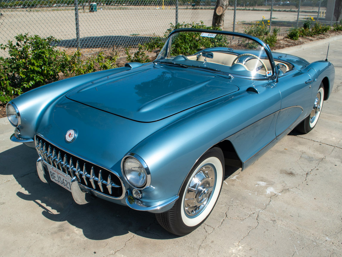 1956 Corvette Convertible in Arctic Blue