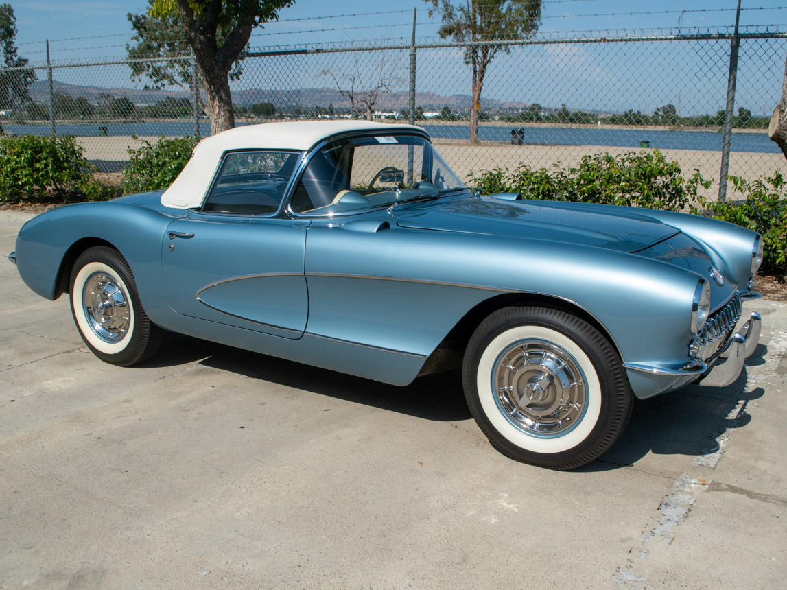 1956 Corvette Convertible in Arctic Blue