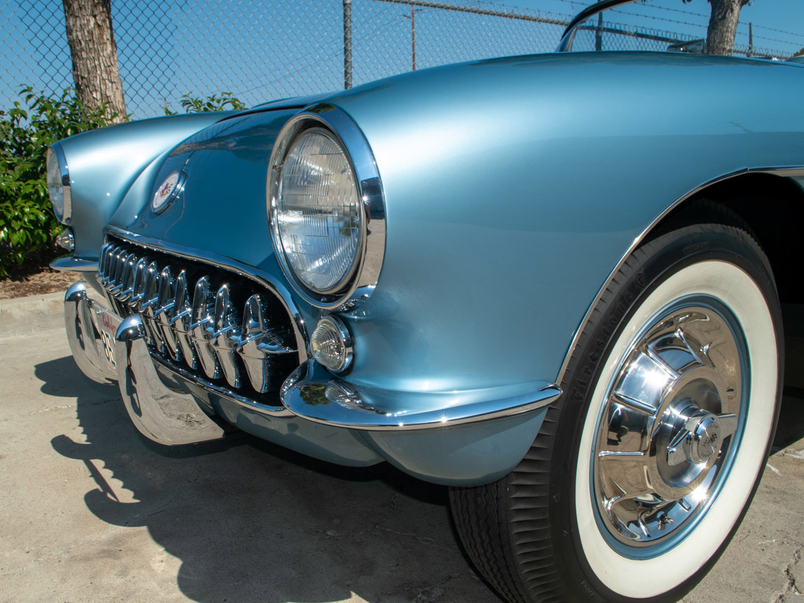1956 Corvette Convertible in Arctic Blue
