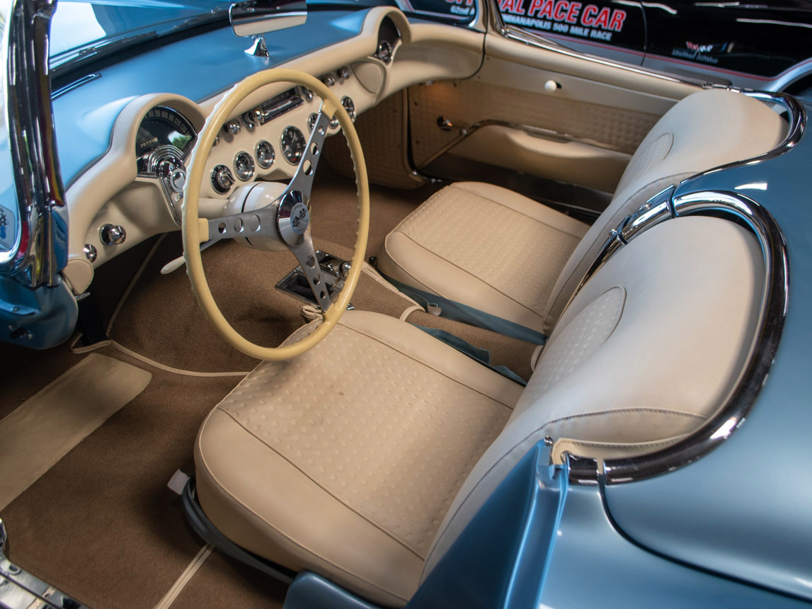 1956 Corvette Convertible in Arctic Blue