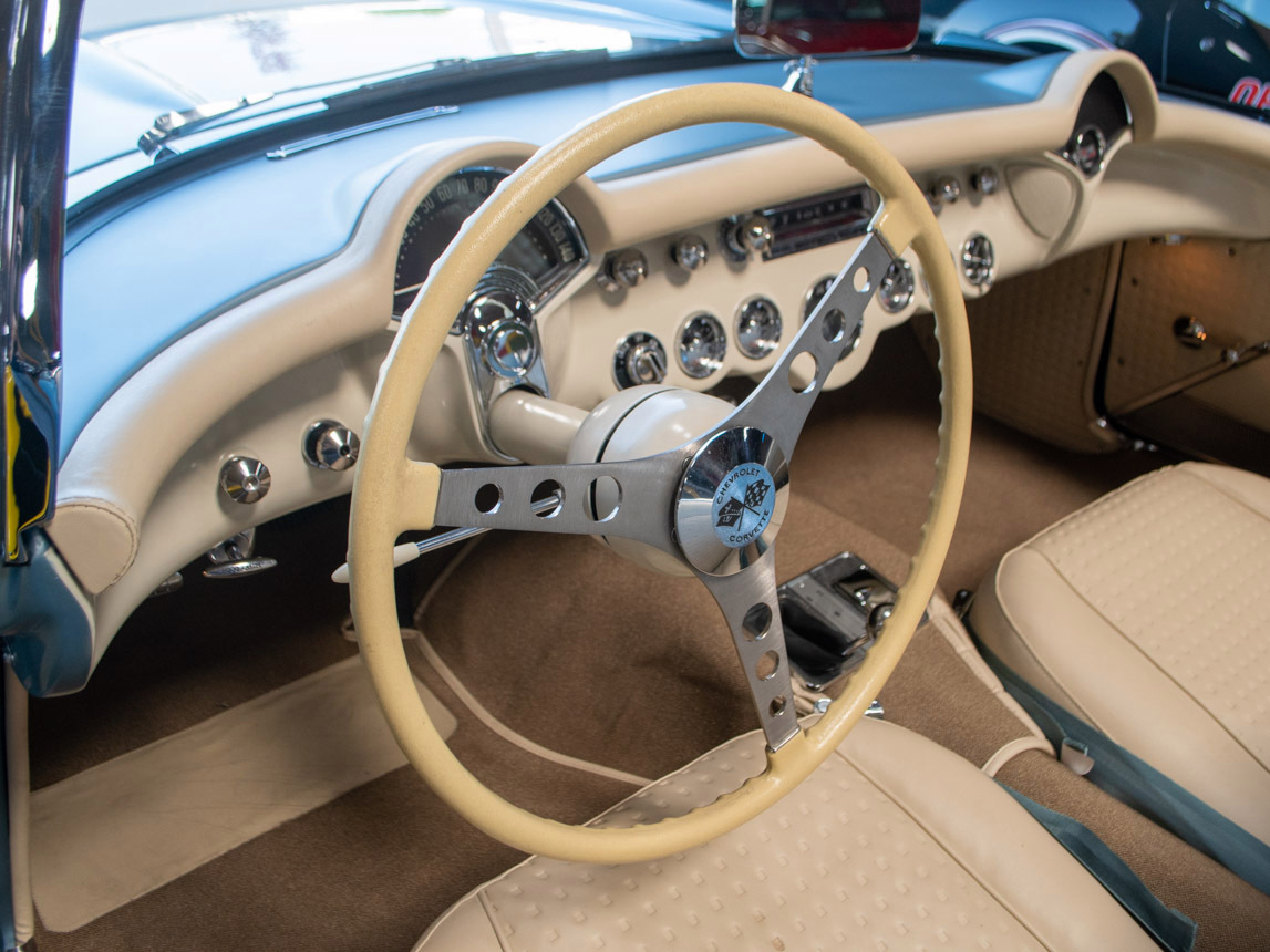 1956 Corvette Convertible in Arctic Blue