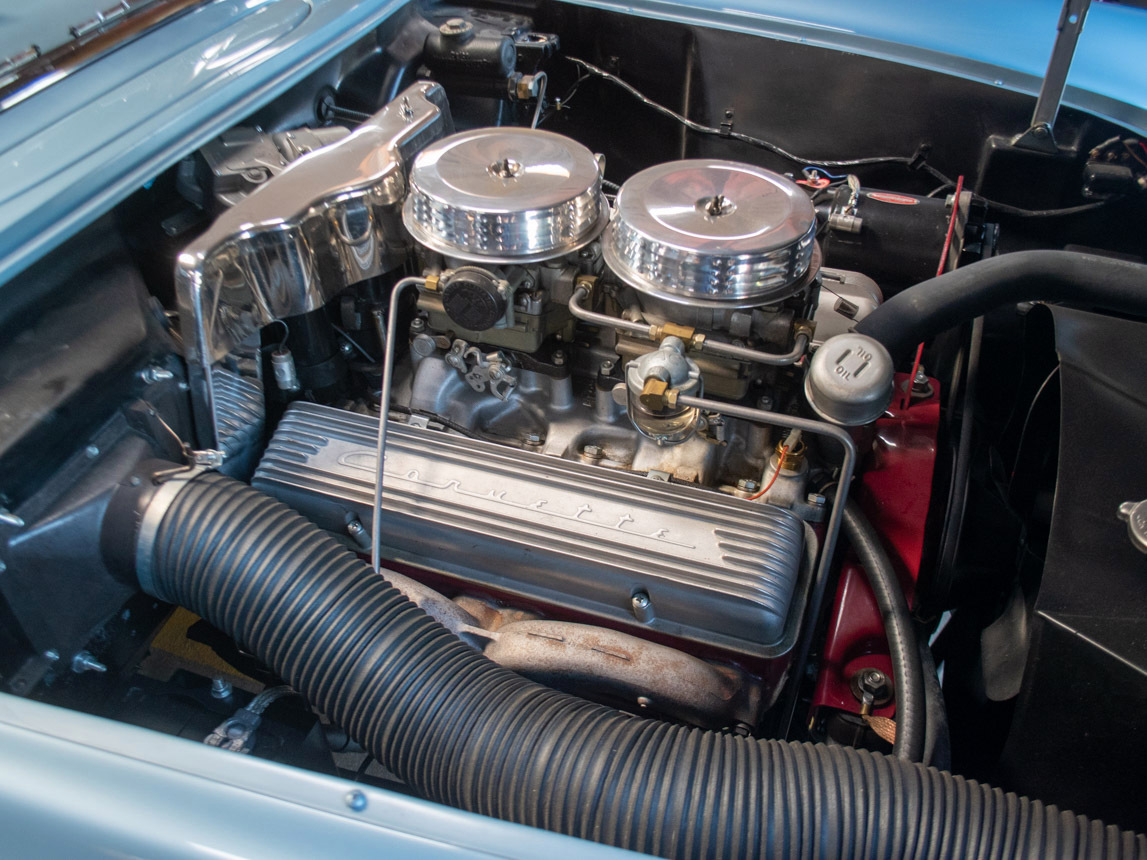 1956 Corvette Convertible in Arctic Blue