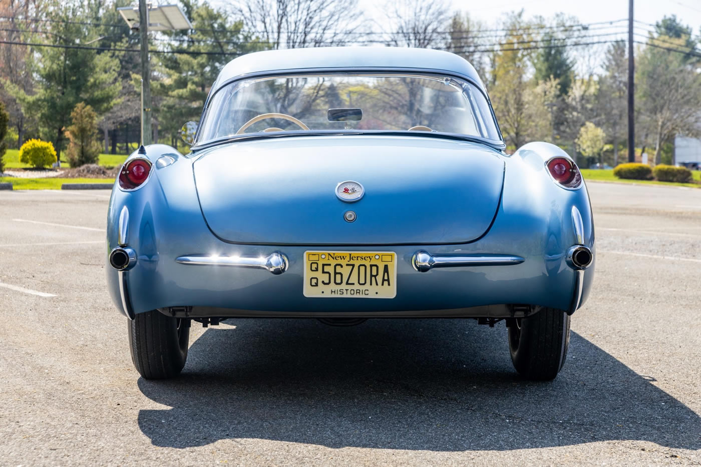 1956 Corvette in Arctic Blue