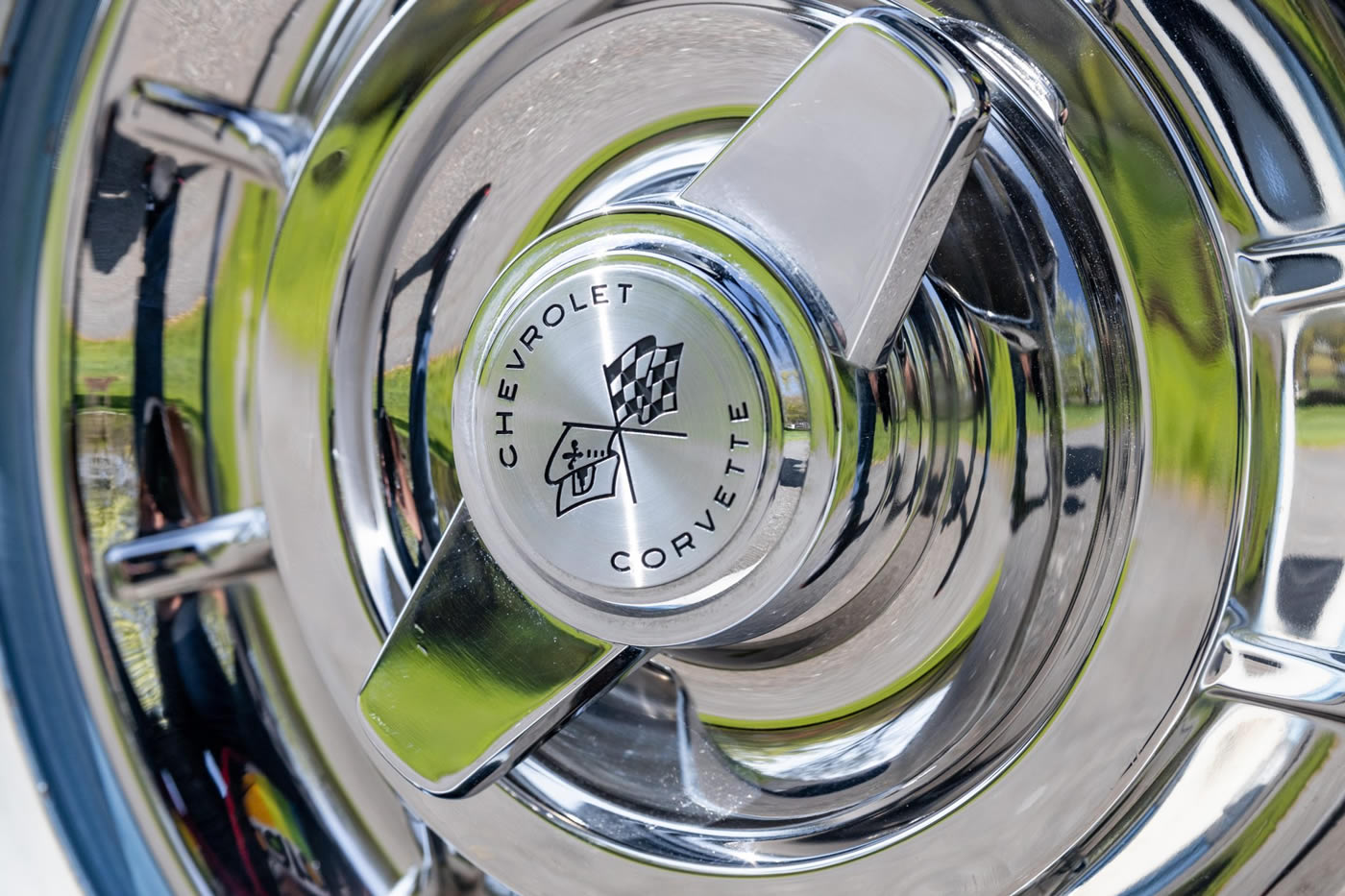 1956 Corvette in Arctic Blue