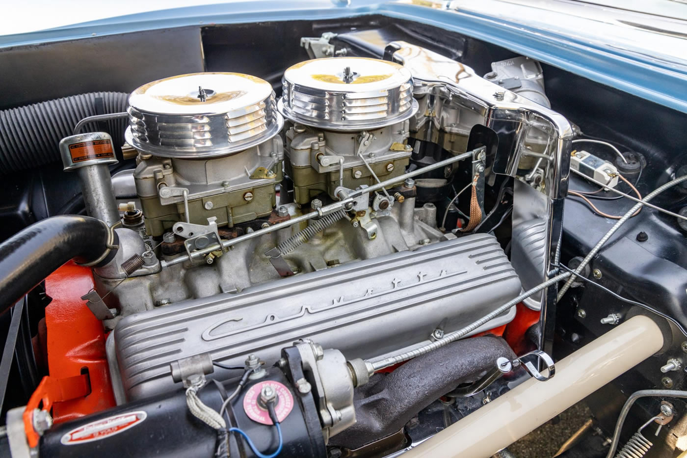 1956 Corvette in Arctic Blue