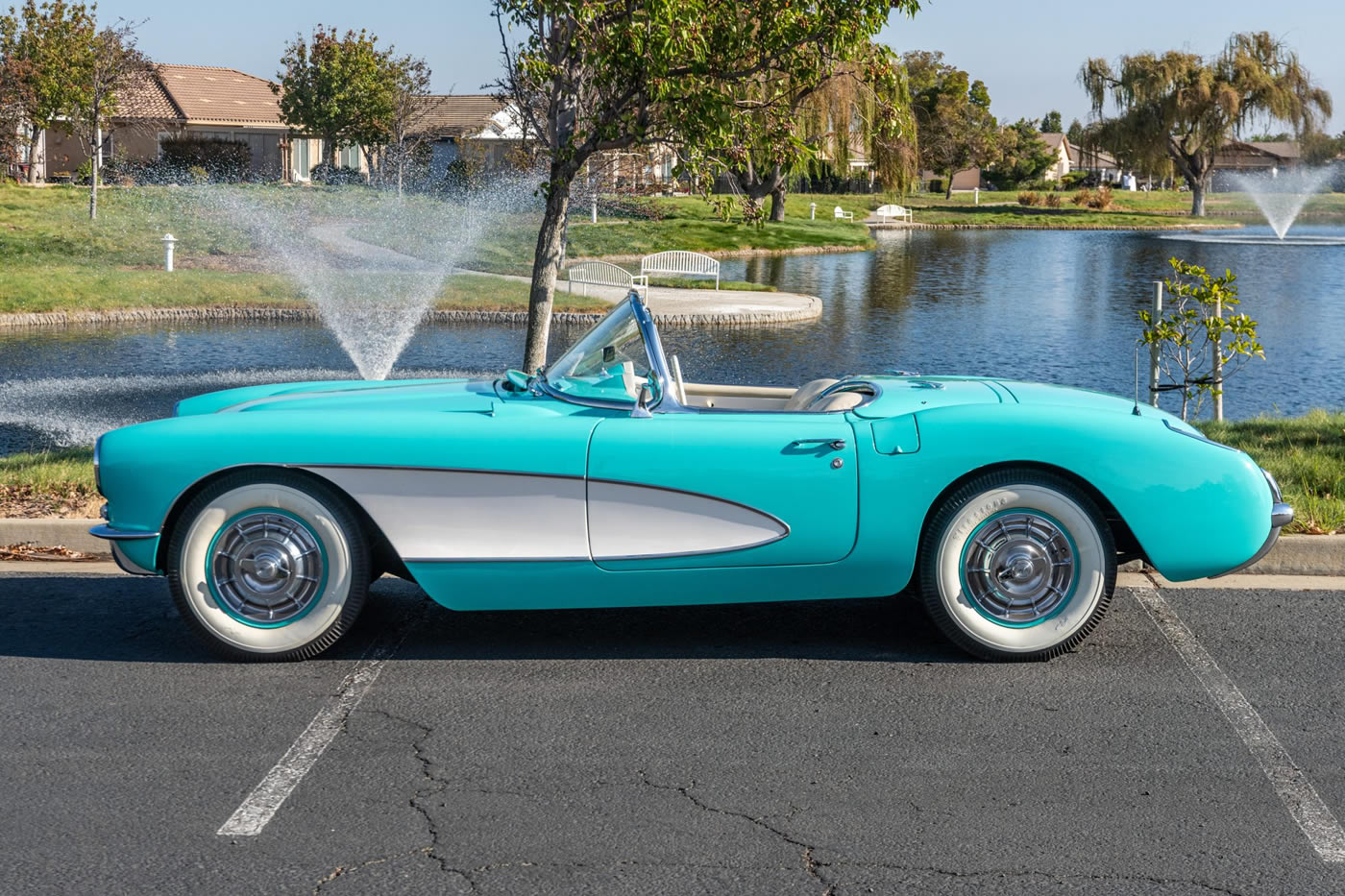 1956 Corvette in Cascade Green