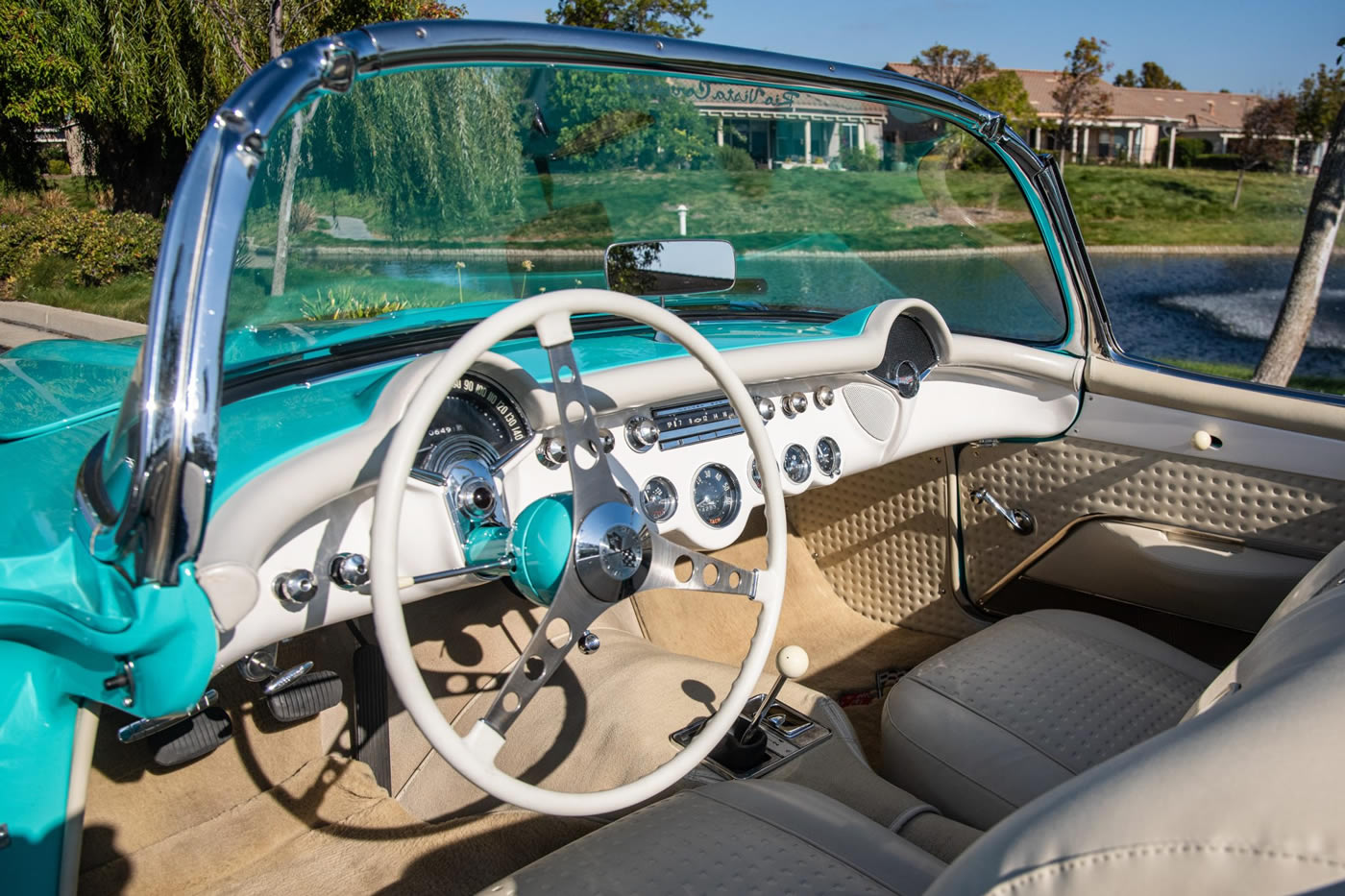 1956 Corvette in Cascade Green