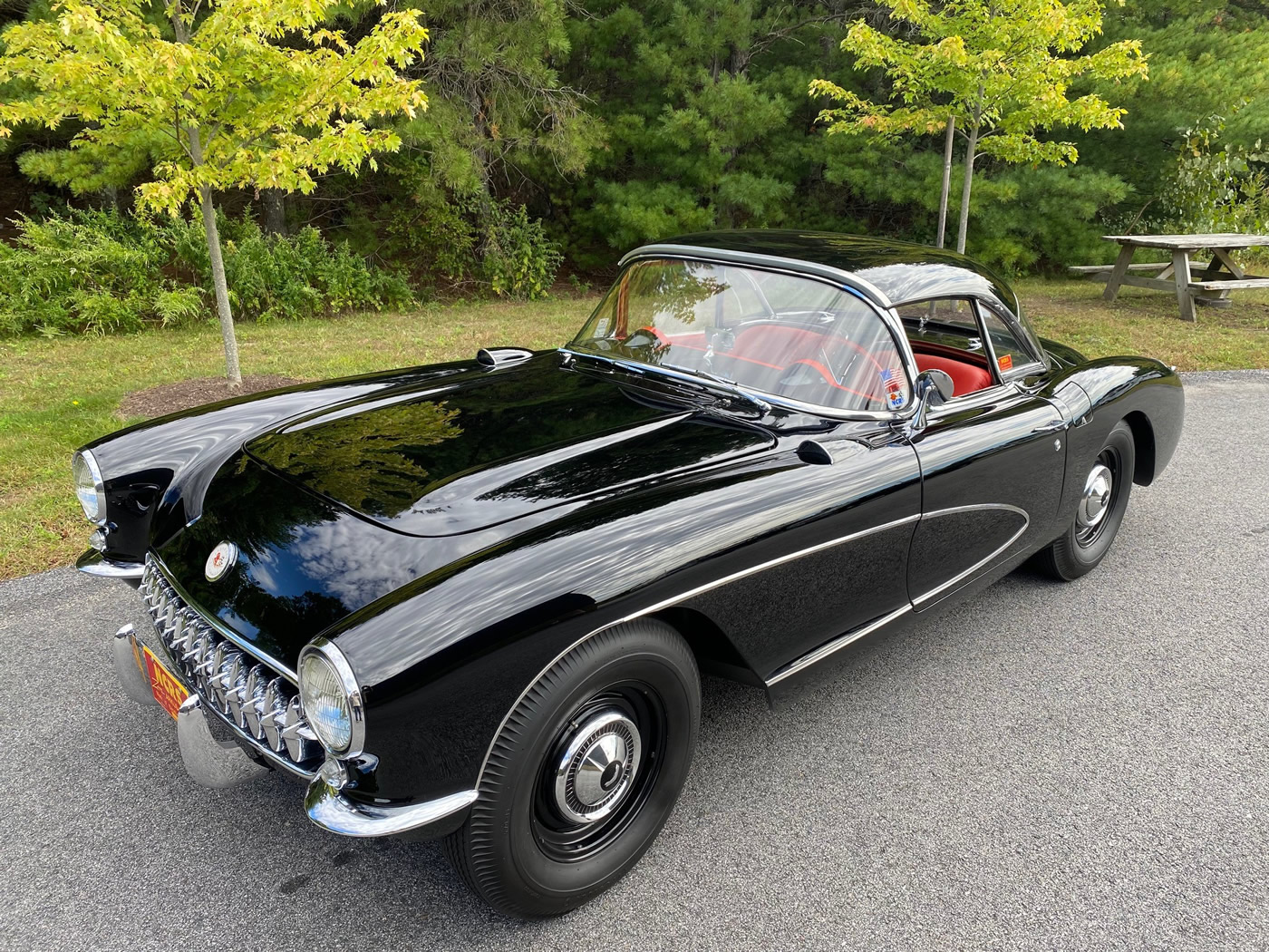 1956 Corvette in Onyx Black