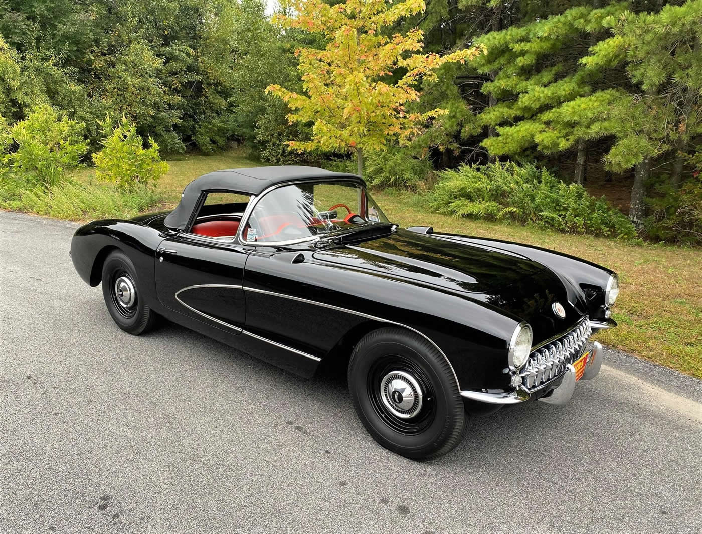 1956 Corvette in Onyx Black