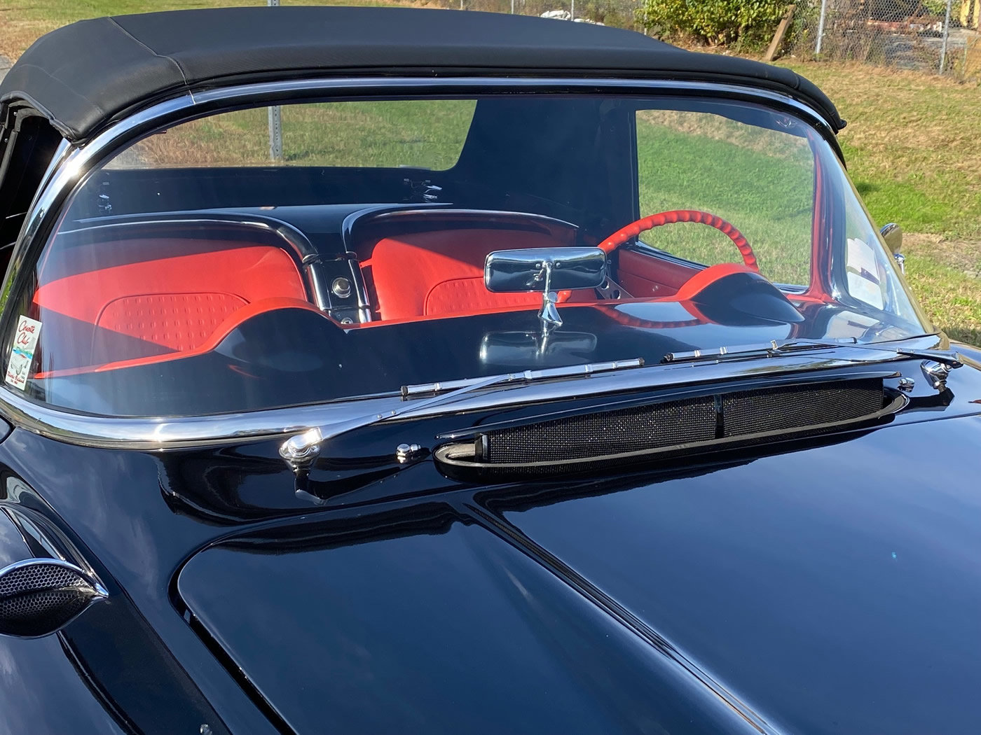 1956 Corvette in Onyx Black