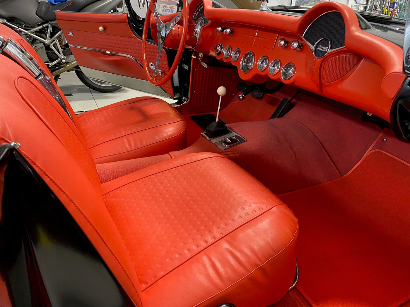 1956 Corvette in Onyx Black