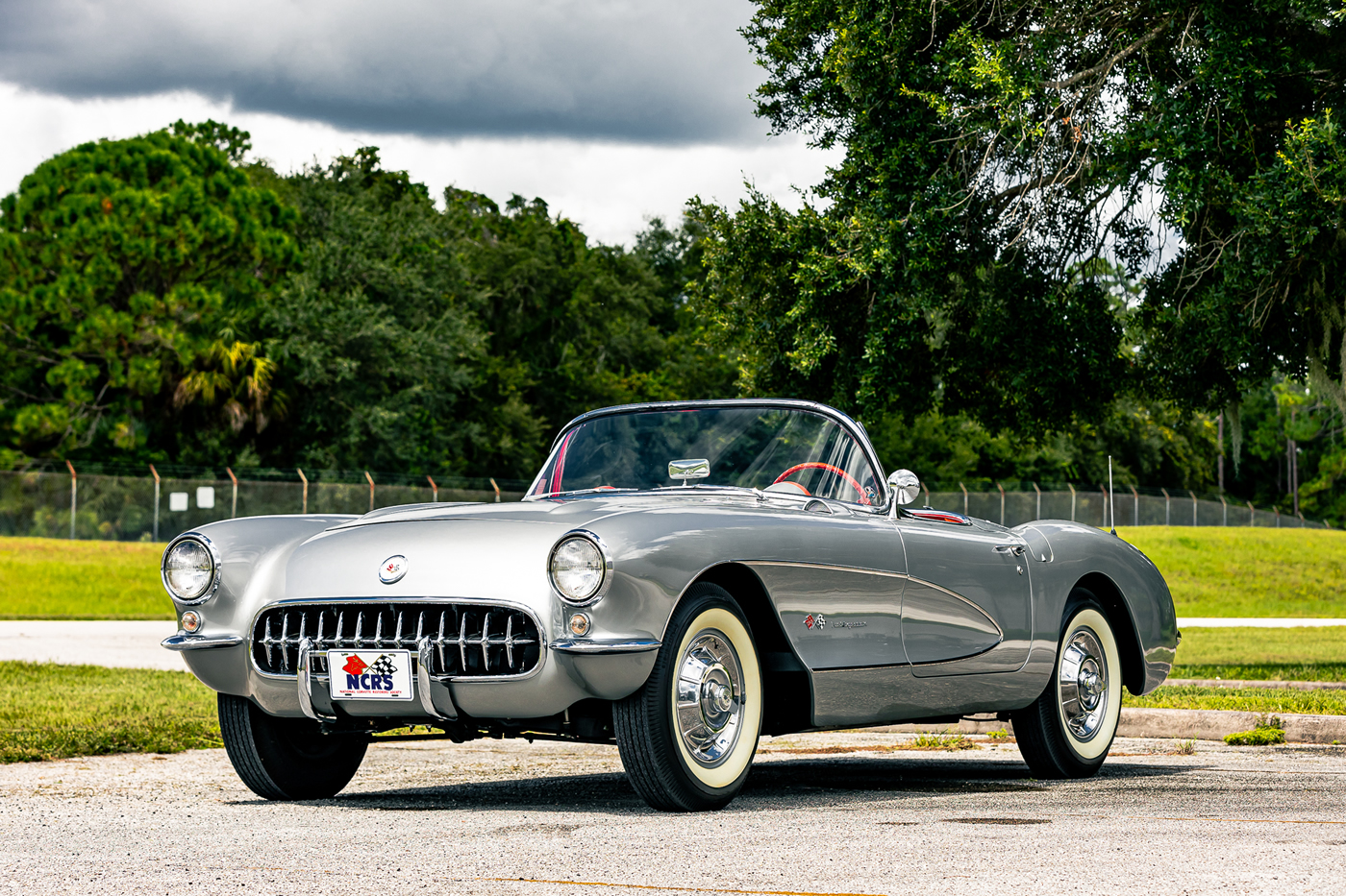 1957 Corvette in Inca Silver