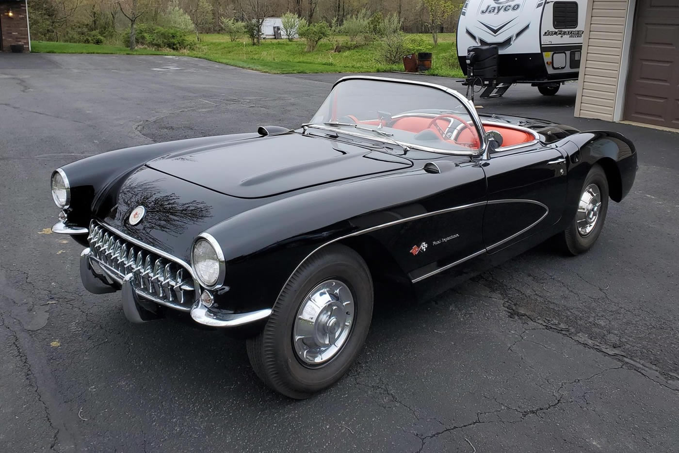 1957 Corvette in Onyx Black