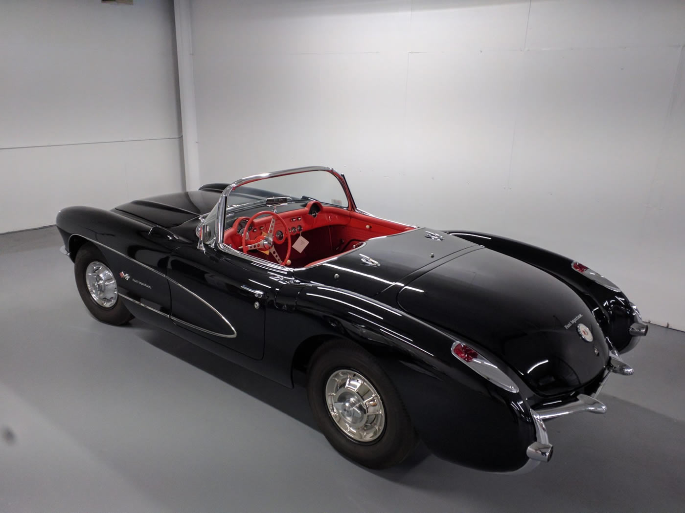 1957 Corvette in Onyx Black