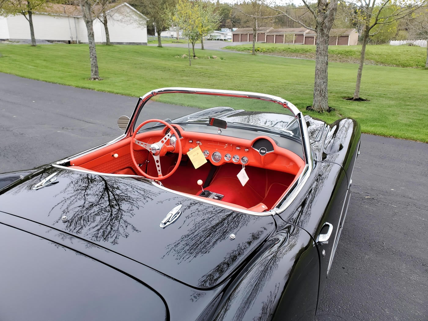 1957 Corvette in Onyx Black