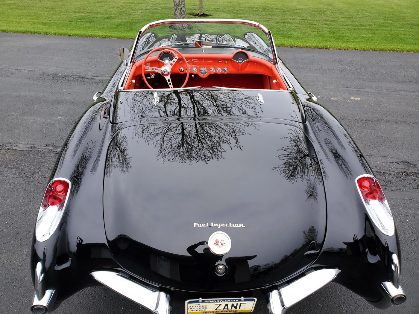 1957 Corvette in Onyx Black