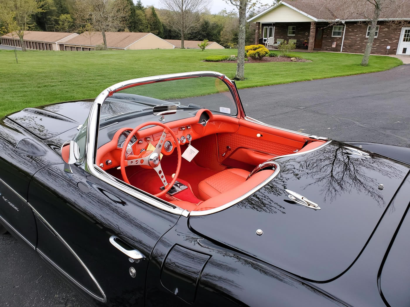 1957 Corvette in Onyx Black