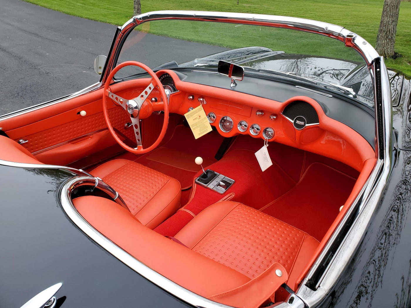 1957 Corvette in Onyx Black