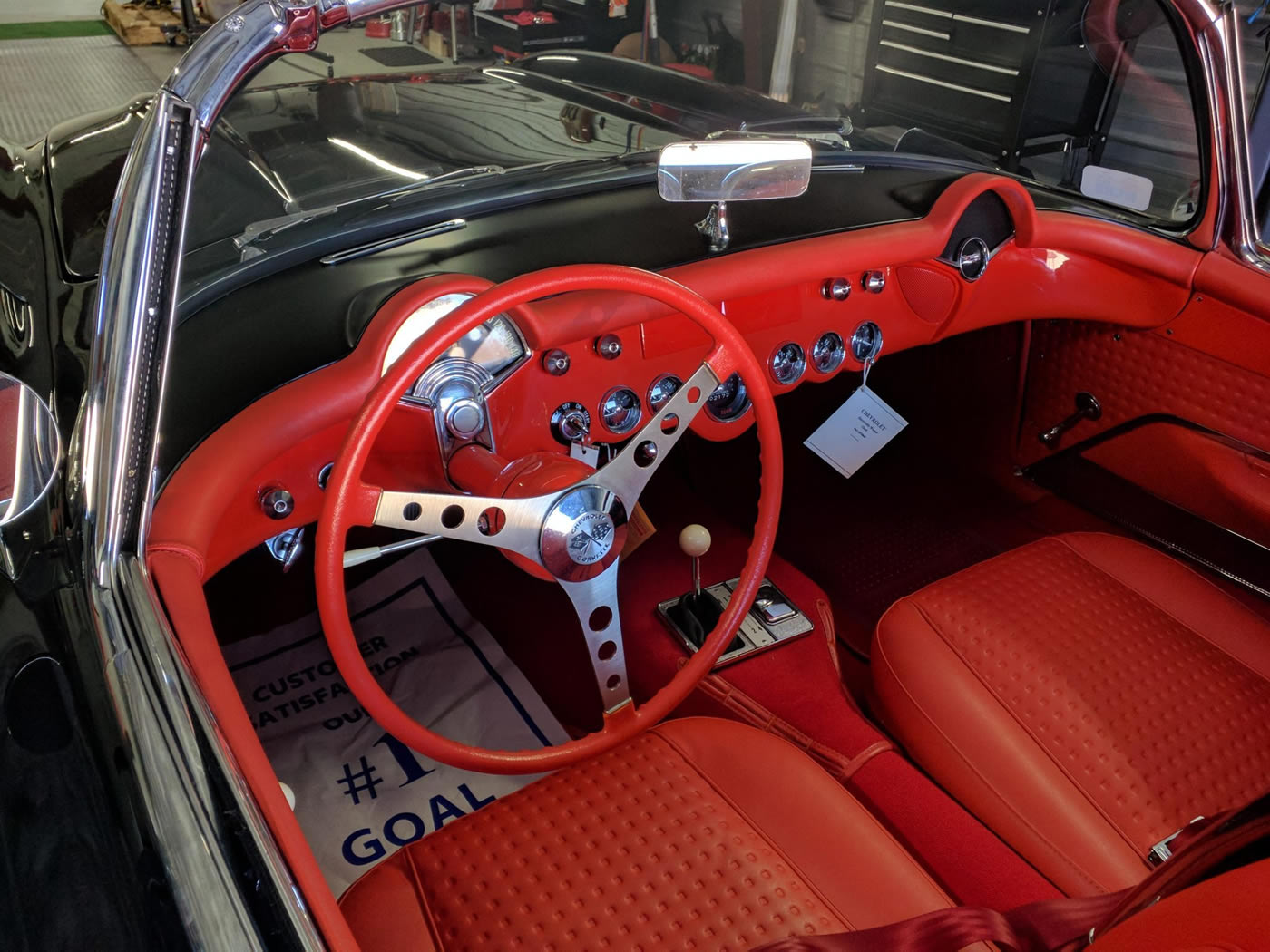 1957 Corvette in Onyx Black