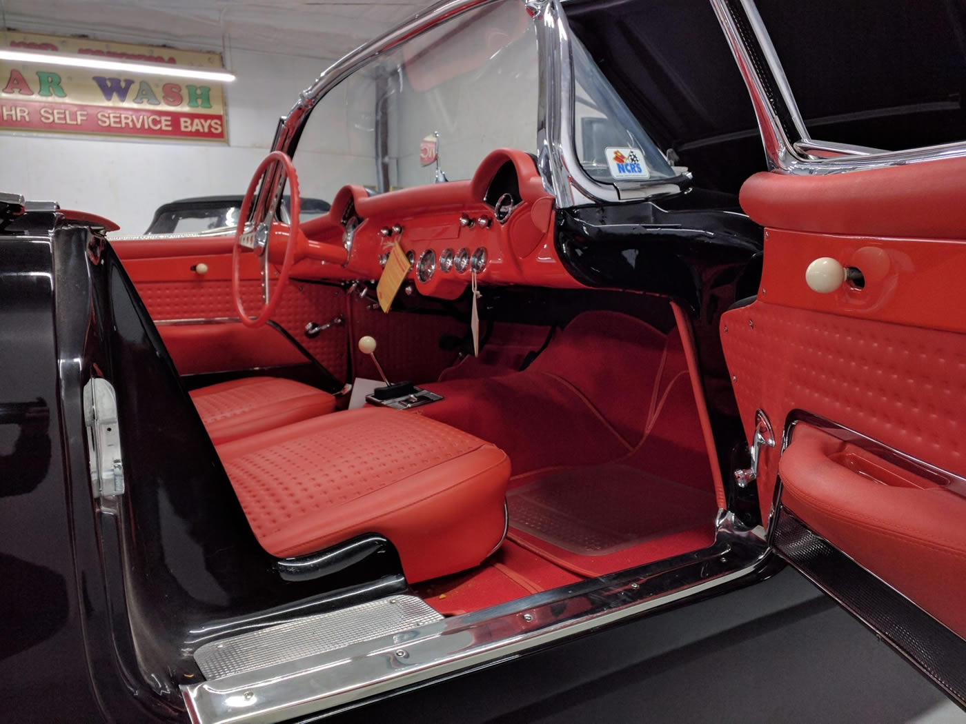 1957 Corvette in Onyx Black