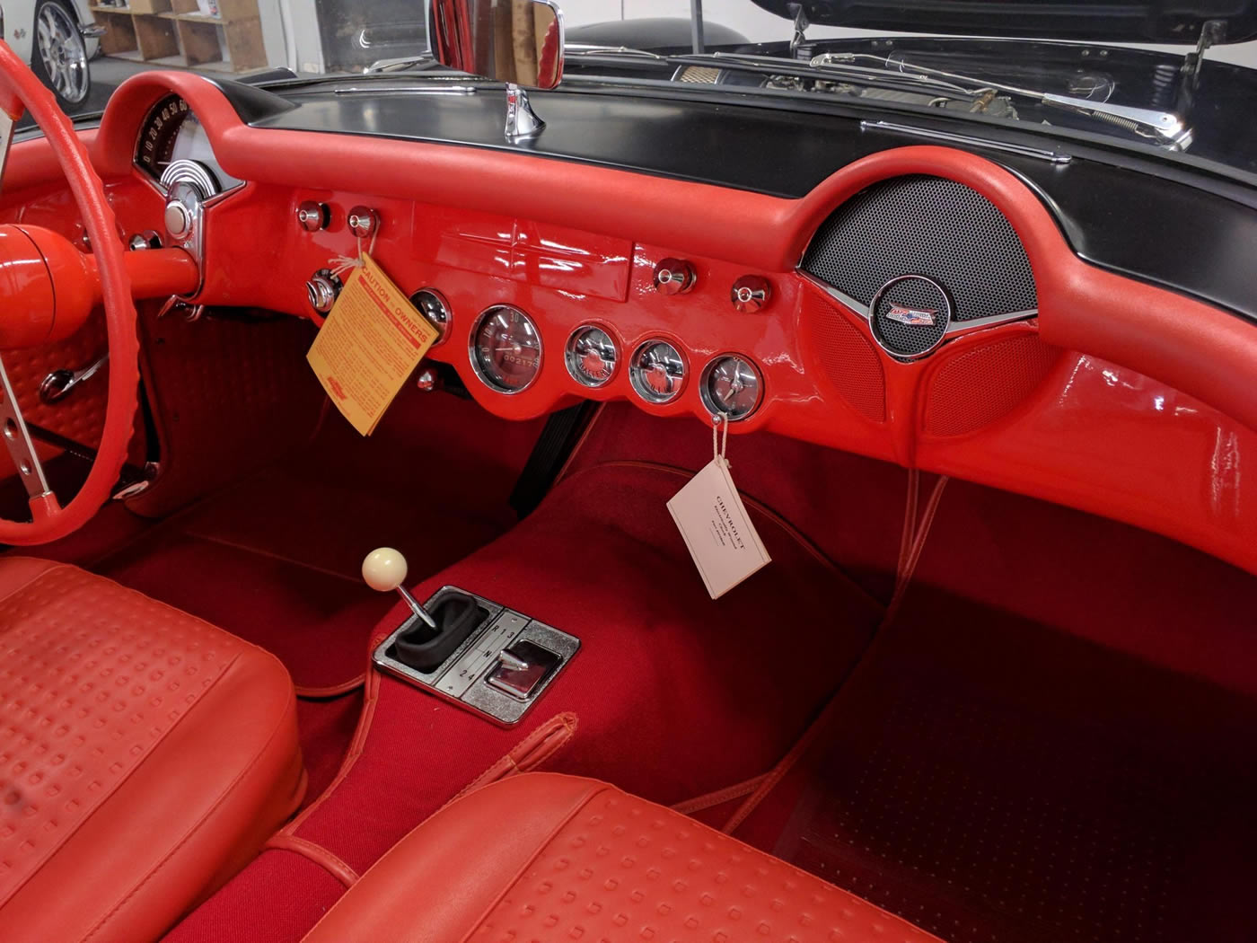 1957 Corvette in Onyx Black