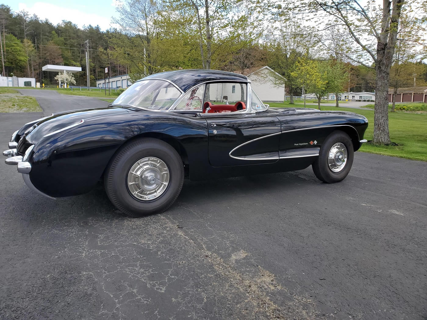 1957 Corvette in Onyx Black