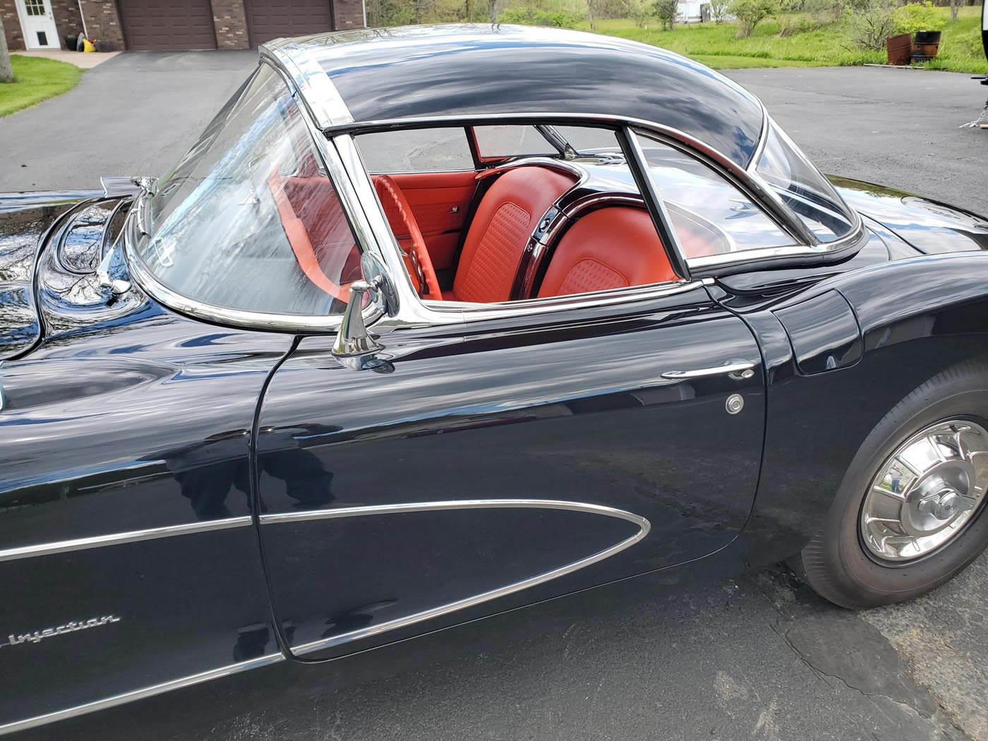 1957 Corvette in Onyx Black