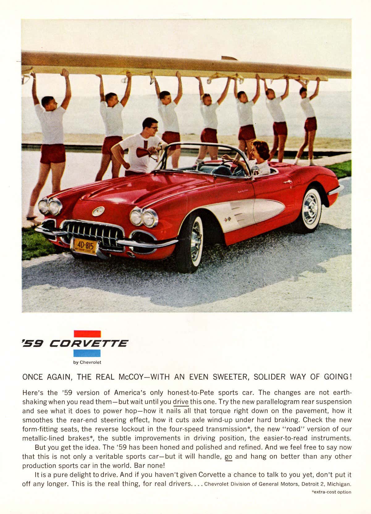 1959 Corvette Advertisement