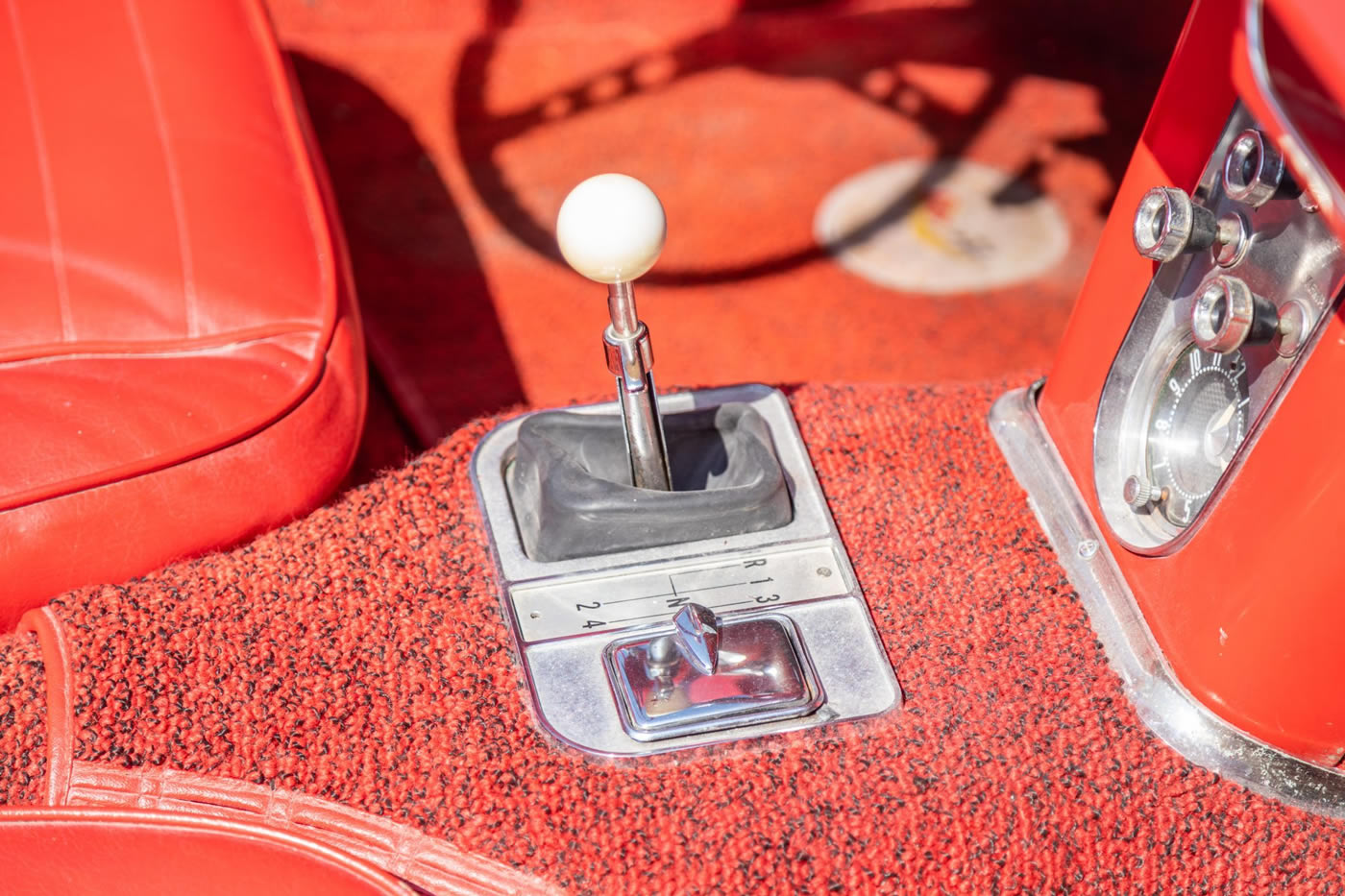 1959 Corvette in Tuxedo Black - Red Interior