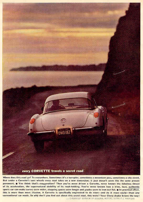 1960 Corvette Advertisement