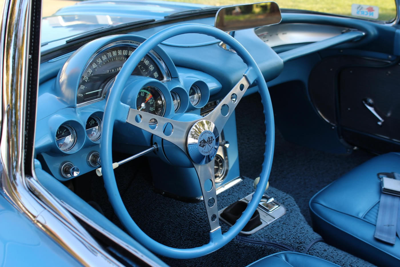 1961 Corvette in Jewel Blue