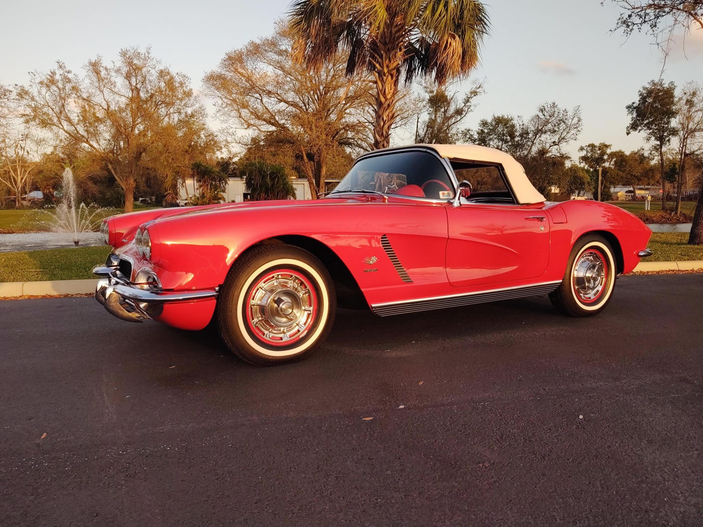 1962 Corvette in Roman Red