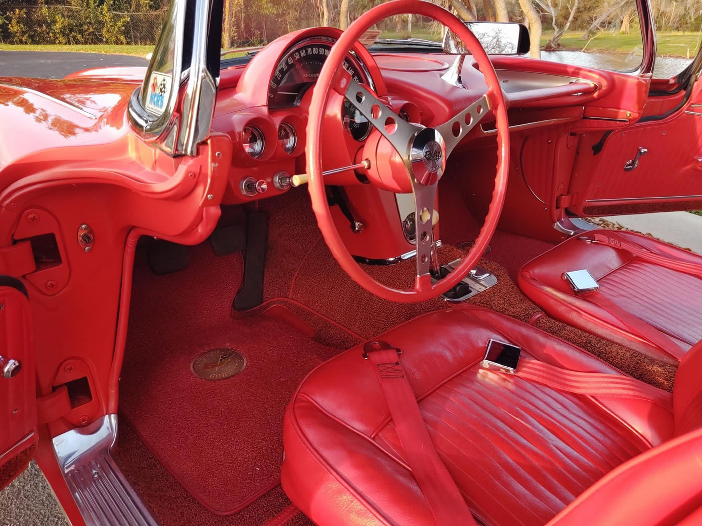 1962 Corvette in Roman Red