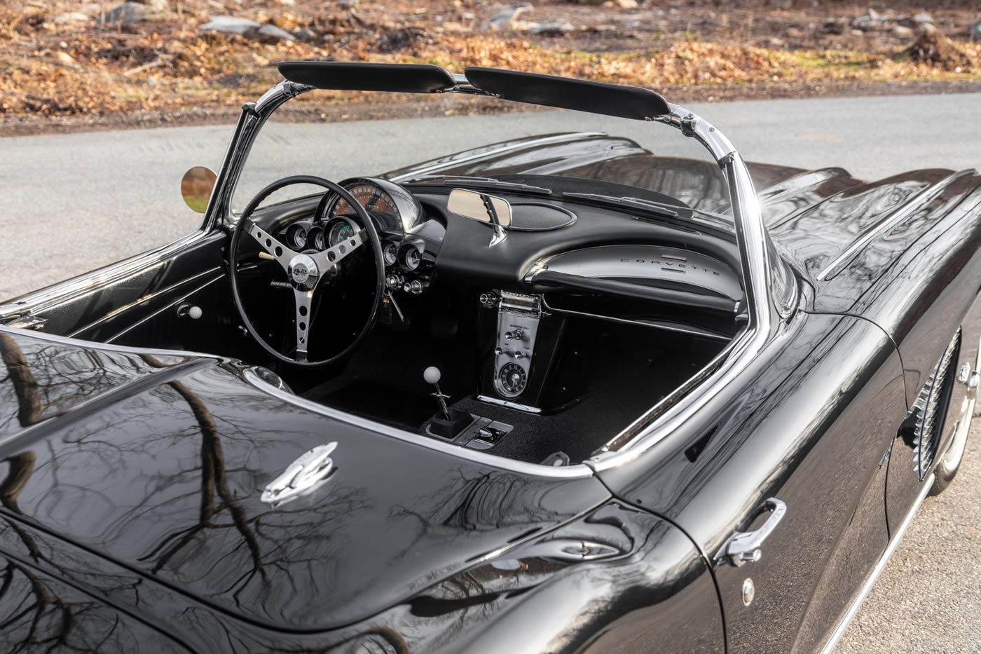 1962 Corvette in Tuxedo Black